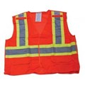 1287BRK-O Breakaway Class 2 Orange Safety Vest